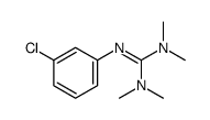 2-(3-chlorophenyl)-1,1,3,3-tetramethylguanidine Structure