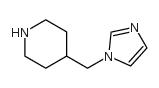 4-((1H-咪唑-1-基)甲基)哌啶结构式