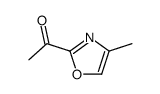 1-(4-甲基-1,3-噁唑-2-基)-1-乙酮结构式