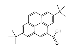 2,7-ditert-butylpyrene-4-carboxylic acid结构式