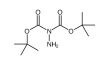 tert-butyl N-amino-N-[(2-methylpropan-2-yl)oxycarbonyl]carbamate Structure