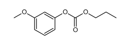 Carbonic acid, 3-methoxyphenyl propyl ester结构式