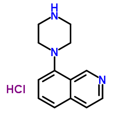 8-(1-Piperazinyl)isoquinoline hydrochloride (1:1) Structure