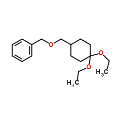 {[(4,4-Diethoxycyclohexyl)methoxy]methyl}benzene结构式
