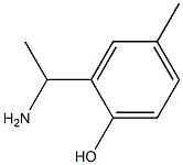 2-(1-AMINOETHYL)-4-METHYLPHENOL Structure