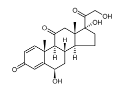 6β-羟基泼尼松结构式