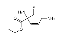ethyl (E)-2,5-diamino-2-(fluoromethyl)pent-3-enoate Structure