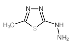 2-肼基-5-甲基-1,3,4-噻二唑结构式