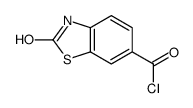 2-oxo-3H-1,3-benzothiazole-6-carbonyl chloride结构式