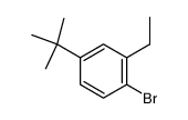 2-ethyl-1-bromo-4-tert-butyl-benzene Structure