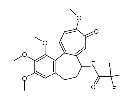 (+/-)-N-(trifluoroacetyl)deacetylcolchicine Structure
