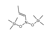 N,N-bis(trimethylsilyloxy)-1E-propen-1-amine Structure