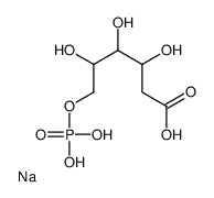 2-deoxy-6-phosphogluconic acid, sodium salt Structure
