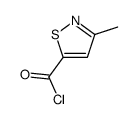 3-methyl-1,2-thiazole-5-carbonyl chloride Structure
