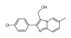 [2-(4-chlorophenyl)-6-methylimidazo[1,2-a]pyridin-3-yl]methanol Structure