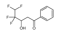 4,4,5,5-tetrafluoro-3-hydroxy-1-phenylpentan-1-one Structure