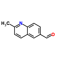 2-Methyl-6-quinolinecarbaldehyde Structure