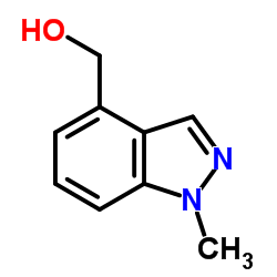 (1-甲基-1H-吲唑-4-基)甲醇结构式