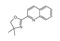 2-(4,4-Dimethyl-4,5-dihydro-2-oxazolyl)quinoline结构式