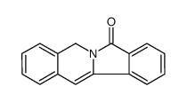 5H-isoindolo[2,3-b]isoquinolin-7-one Structure