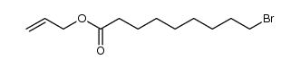 9-bromononanoic acid allyl ester Structure