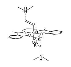 Ni(H2C(CH2NHCH(CH3)C6H4O)2)*ZnBr2*(DMF)2结构式