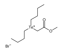 dibutyl-(2-methoxy-2-oxoethyl)tellanium,bromide Structure