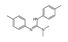 1,1-dimethyl-2,3-bis(4-methylphenyl)guanidine结构式