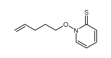 N-(4-Pentenyl-1-oxy)pyridine-2(1H)-thione结构式