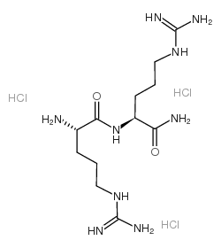 H-Arg-Arg-NH2·3 HCl结构式
