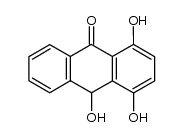 1,4,10-trihydroxy-anthrone Structure