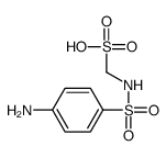 [(4-aminophenyl)sulfonylamino]methanesulfonic acid结构式