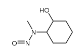 N-(2-hydroxycyclohexyl)-N-methylnitrous amide结构式