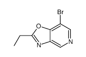7-溴-2-乙基-噁唑并[4,5-C]吡啶结构式