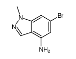 4-氨基-6-溴-1-甲基吲唑结构式