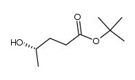 (S)-tert-Butyl 4-hydroxypentanoate结构式