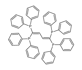1,1,4,4-tetrakis(diphenylphosphanyl)-1,3-butadiene Structure