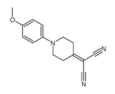 2-[1-(4-methoxyphenyl)piperidin-4-ylidene]propanedinitrile Structure