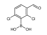 2,6-二氯-3-甲酰基苯基硼酸结构式