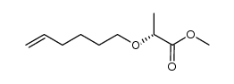 (R)-methyl 2-(hex-5-en-1-yloxy)propanoate结构式