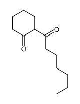 2-heptanoylcyclohexan-1-one结构式