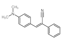 Benzeneacetonitrile, a-[[4-(dimethylamino)phenyl]methylene]- Structure
