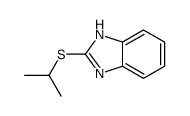 (9ci)-2-[(1-甲基乙基)硫代]-1H-苯并咪唑结构式