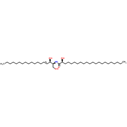 N-(2'-(S)-羟基山hen酰基)-D-赤型-鞘氨醇结构式