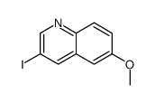 3-iodo-6-methoxyquinoline结构式