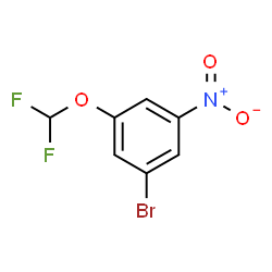 1-溴-3-(二氟甲氧基)-5-硝基苯结构式
