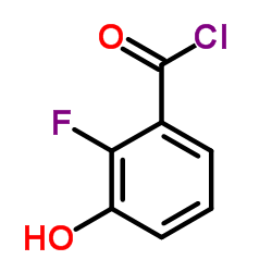 2-Fluoro-3-hydroxybenzoyl chloride Structure