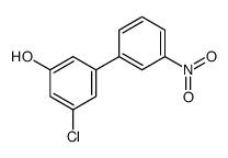 3-chloro-5-(3-nitrophenyl)phenol Structure