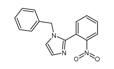 1-Benzyl-2-(2-nitrophenyl)imidazole结构式
