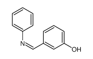 3-(phenyliminomethyl)phenol Structure